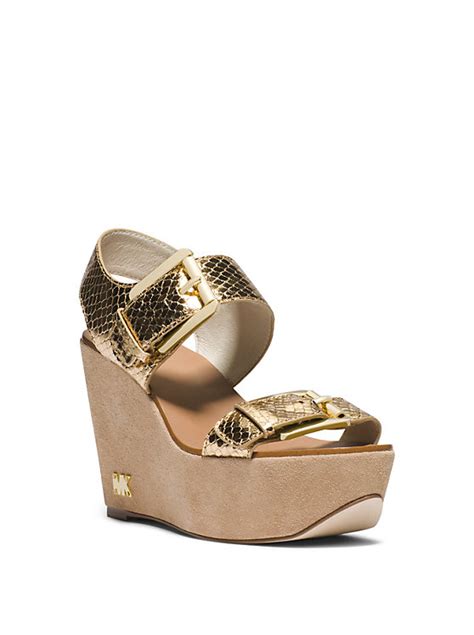 michael kors warren wedge